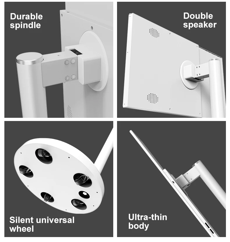 High Quality 21.5 Inch Touch Monitor Full Hd Portable Tv With Battery Interactive Flat Screen Tv Outdoor Mobile Tv Smart