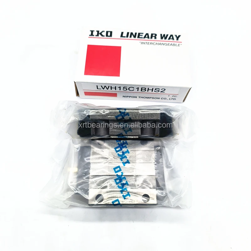 JAPAN IKO Linear Guide LWH15 LWH15B LWH15SL LWH15M LWH15MU C-Lube Linear Way LWH15C1BHS2 Linear Slide Rail Block CNC Machine