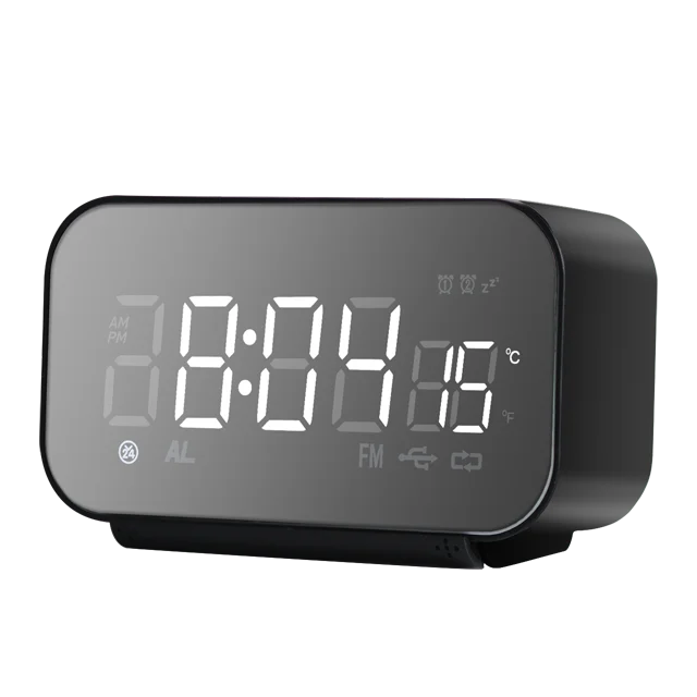 iMSH LBR14301 Digital alarm clock table bedside desktop light large display square digital alarm clocks