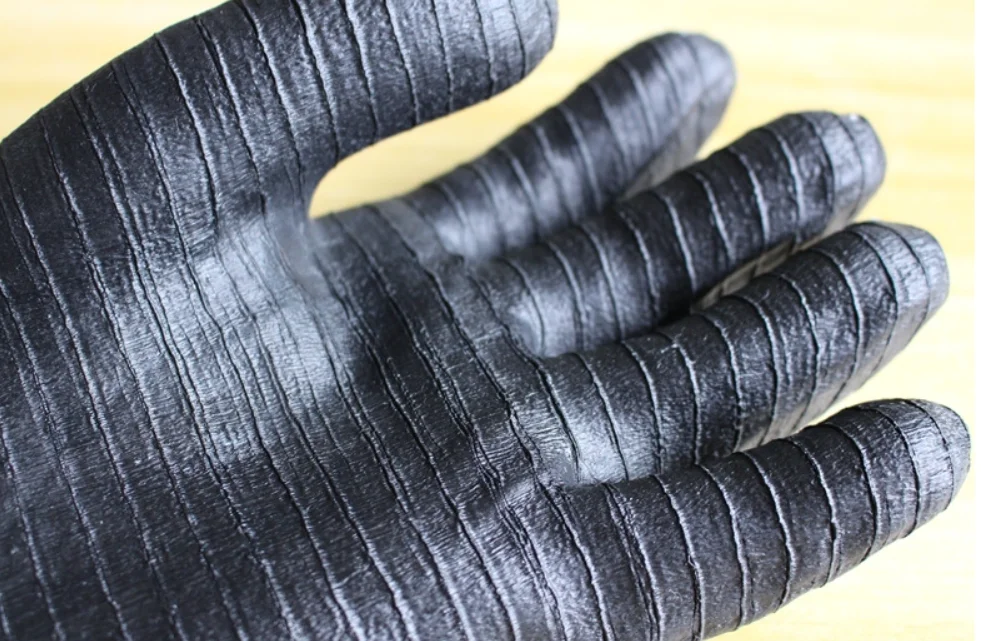 Long BBQ grill gloves 500 Degree Heat High Temperature Resistant Glove For Grill Fireproof Black Neoprene Thicken Gloves