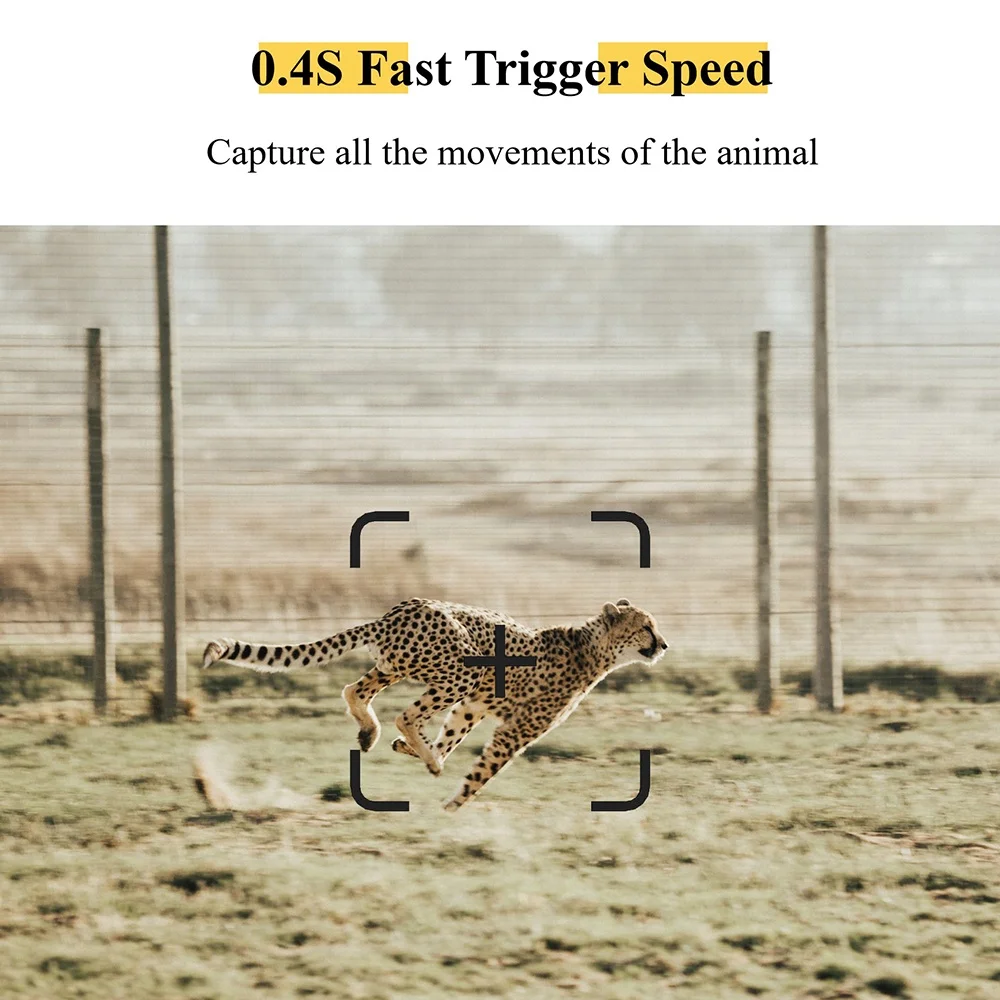 Willfine 4.0P CG Waterproof Hunting Camera 4G Night Vision 1080P 24MP with SD Card & CMOS Sensor for Trail Tracking