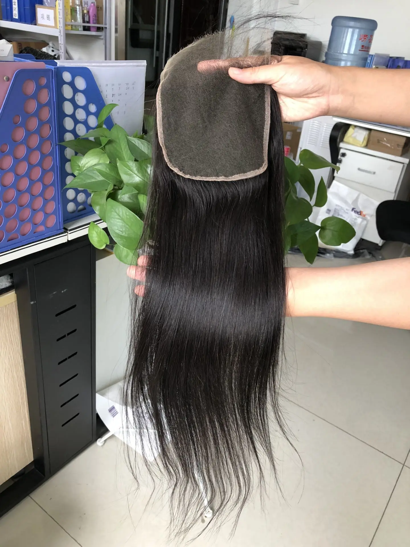 
Super thin 100% real High Definition film hd swiss lace frontal with virgin cuticle aligned hair 4x4 5x5 6x6 hd lace closure 
