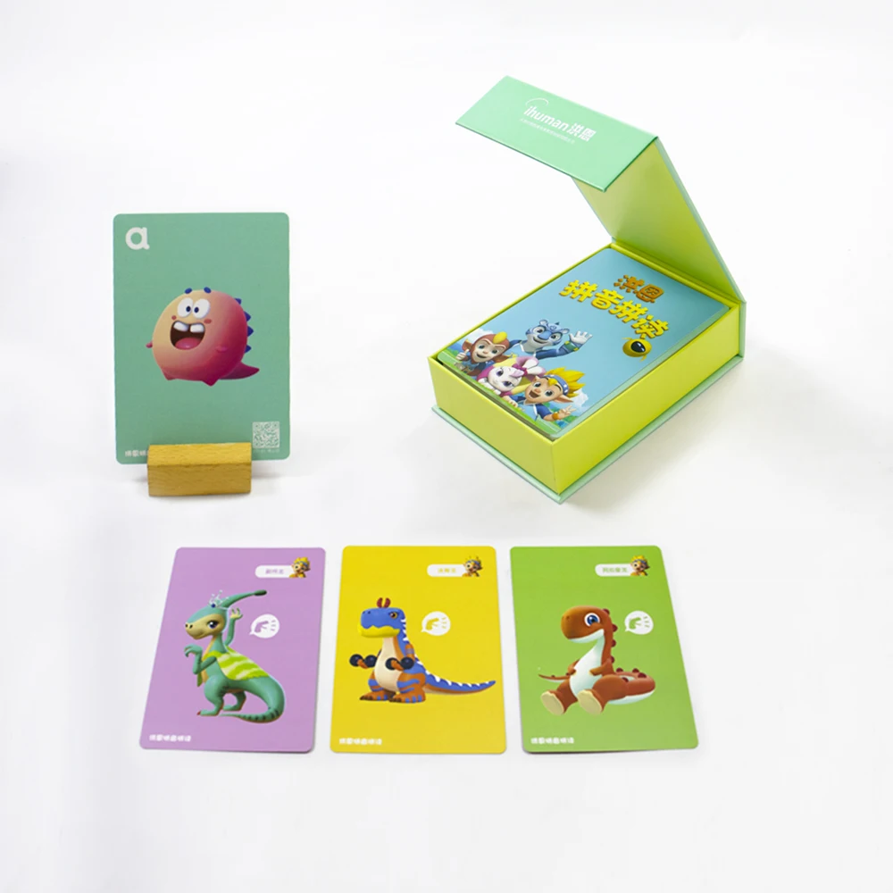 Customized Friendly Letters Spelling Kids Learning Cards Games Printing Educational Learning Chinese cards