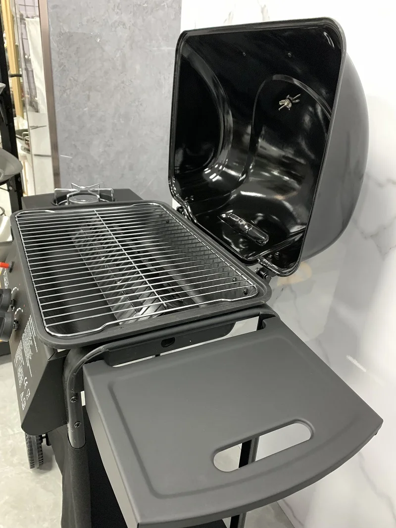 Professional Factory Durable Good Quality Grill Barbecu Gas Garden Barbecue Smokers With Side Burners