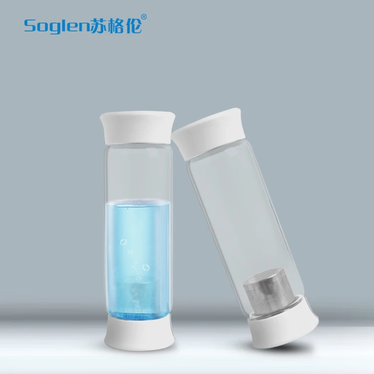 
High Capacity Hydrogen Rich Water Bottle Portable Hydrogen Water Bottle Water Hydrogen Generator 