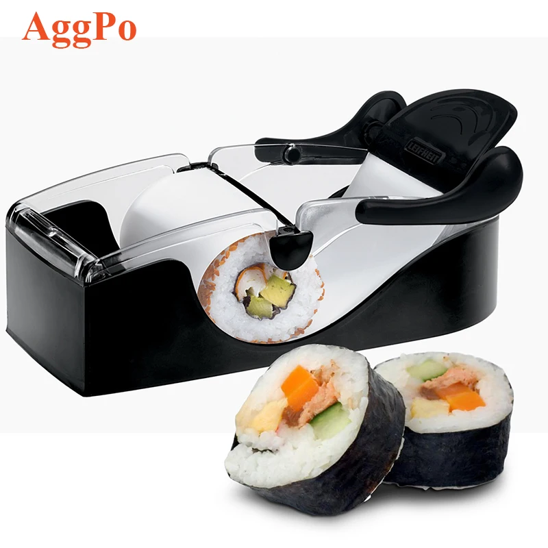Easy Rice Roll Easy Sushi Maker Cutter Roller DIY Kitchen Perfect Sushi Tools Roller Kitchen Tools