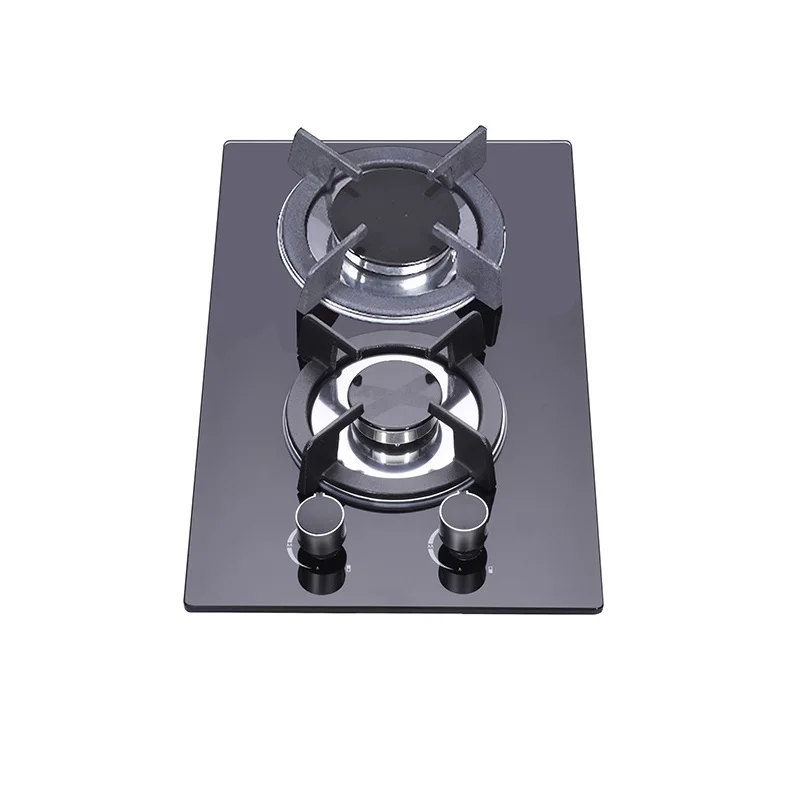 
Built-In Tempered Glass 2 Burner Gas Cooker Butane Gas Hob Propane Gas Stove Cooktops 