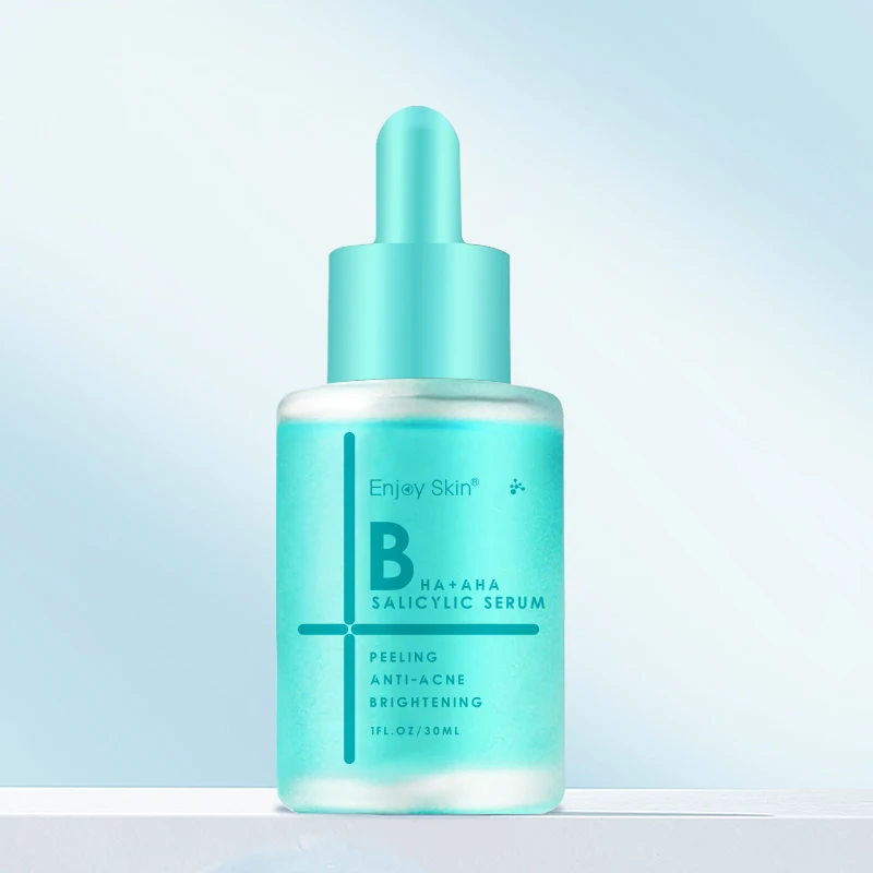 Enjoy Skin AHA+BHA Salicylic Acid 2% Solution (30 mL) , Treats Acne, Hyper-pigmentation, & Premature Aging, Daily Use Facial Ser