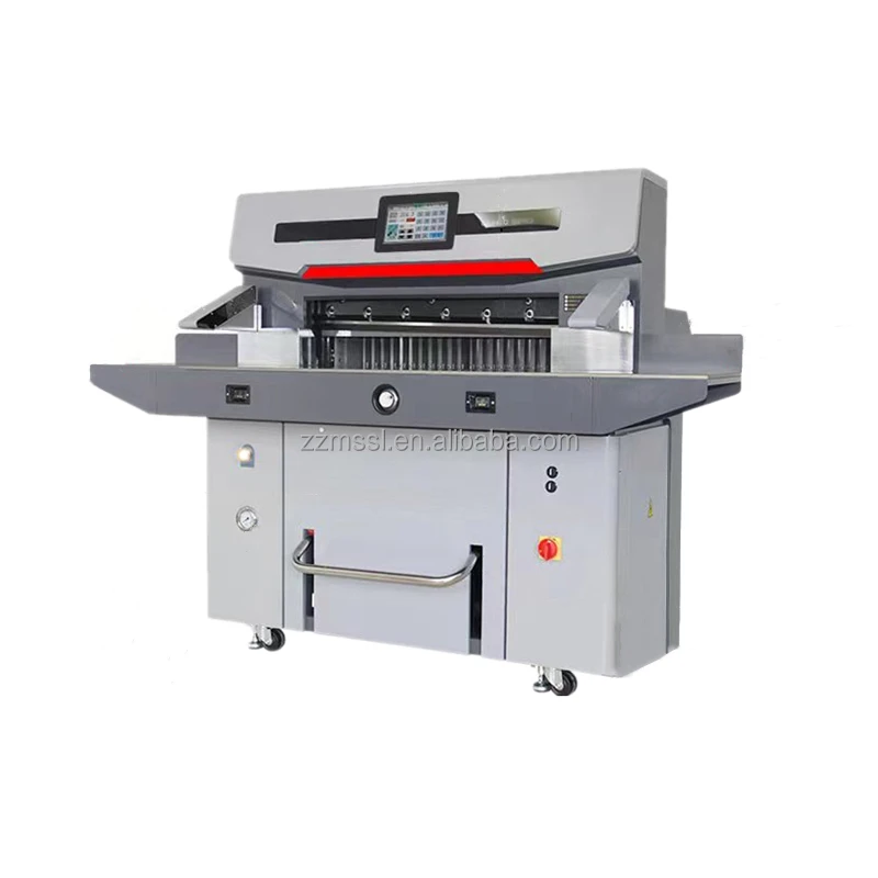 Double Hydraulic Paper Cutter Paper Cutting Machine With Three Cutting Modes Automatic Paper Push Cutting Machine
