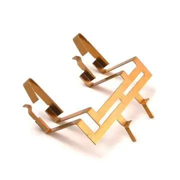 Factory Custom high precision phosphor copper Bronze electronic contacts connectors parts stamping bronze parts