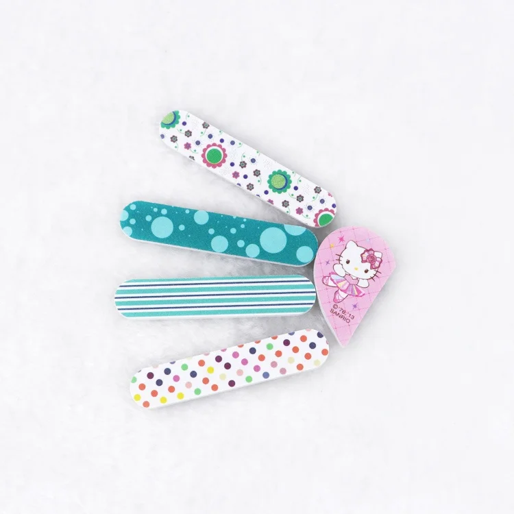 Factory Wholesale High Quality Colorful 320 Grit Mini Nail File For Baby