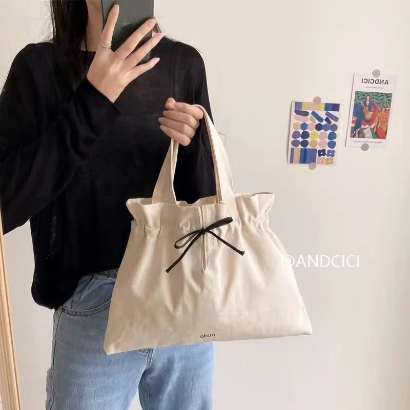 Xuerry Wholesale Small MOQ eco-friendly reusable nature drawstring bag custom logo print shopping tote bag canvas cotton bag
