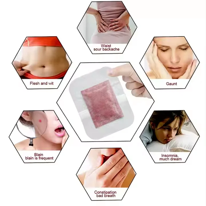 2024 Best Selling  100% real herbal Improve sleep Private label  foot detoxification patch Deep Cleansing Improve sleep