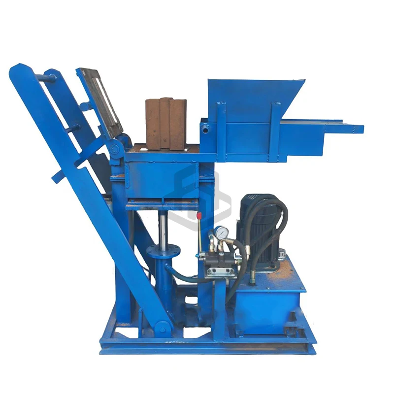 Diesel Hydraulic Clay Block Brick Molding Machine Small Diesel Power Hydraulic Interlocking Block Making Machine
