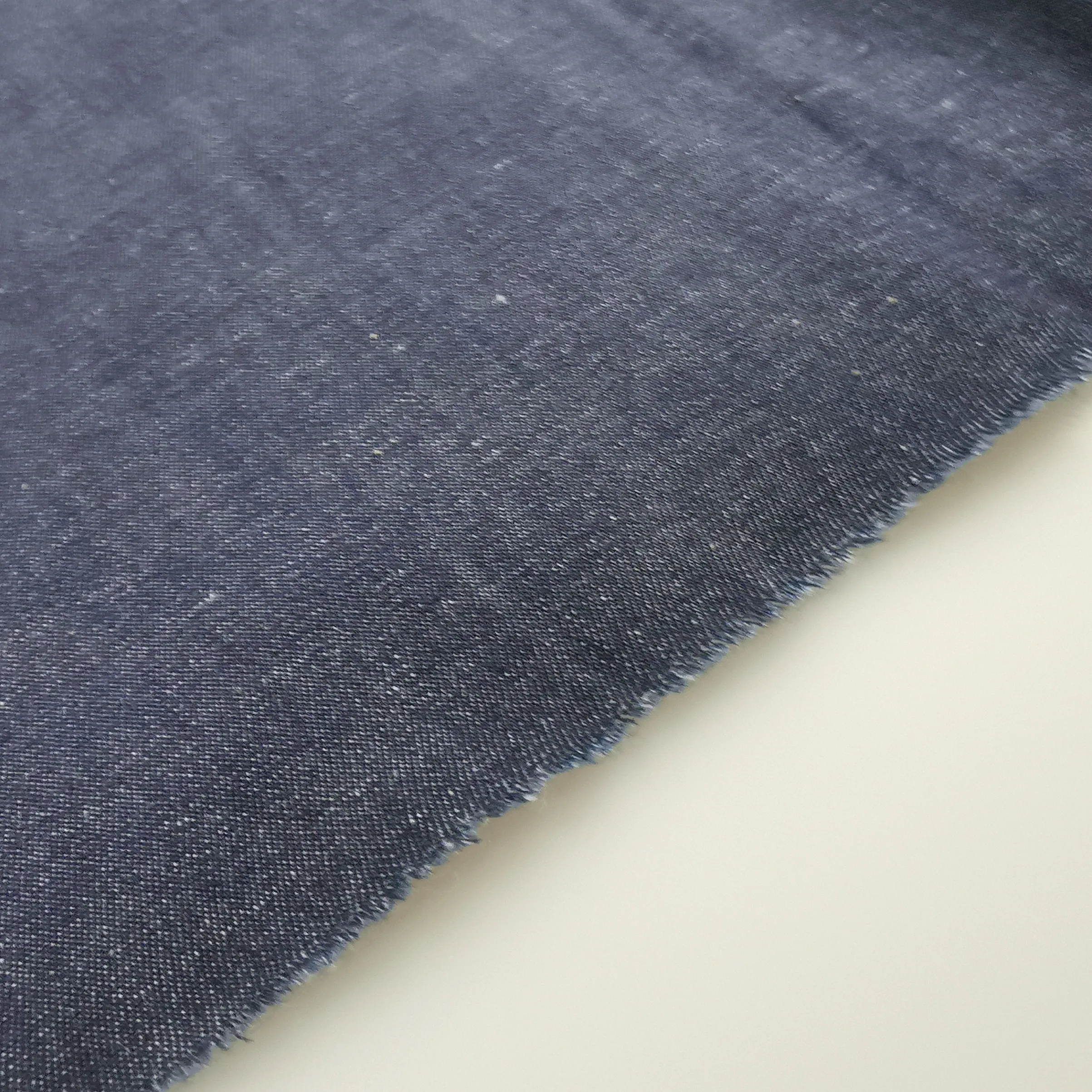 Оптовая продажа, джинсовая стрейчевая ткань из чесаного хлопка, синие тканые джинсовые ткани для джинсов (1600305911170)