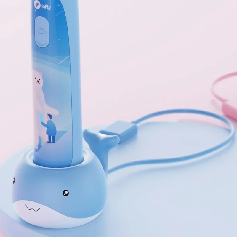 OEM Customized Wholesale Wireless Charge Children Silicone Electric Toothbrush Soft