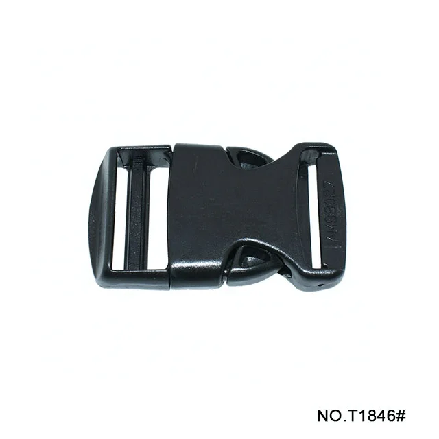 TANAI High quality plastic side release buckle plastic insert press button buckle adjustable pet collar latch
