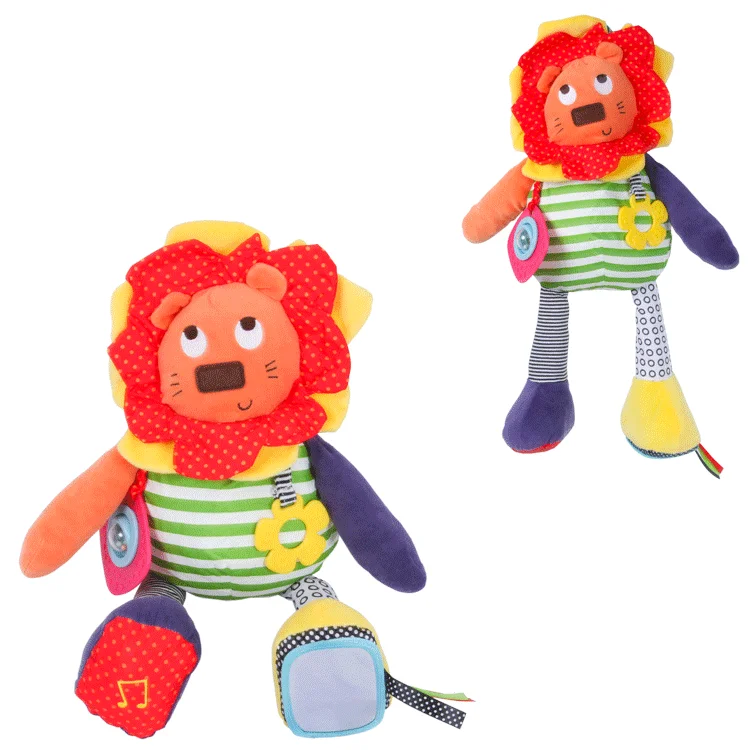 
Wholesale Lovely Cartoon Lion Baby Custom Made Soft Plush Animal Toy 