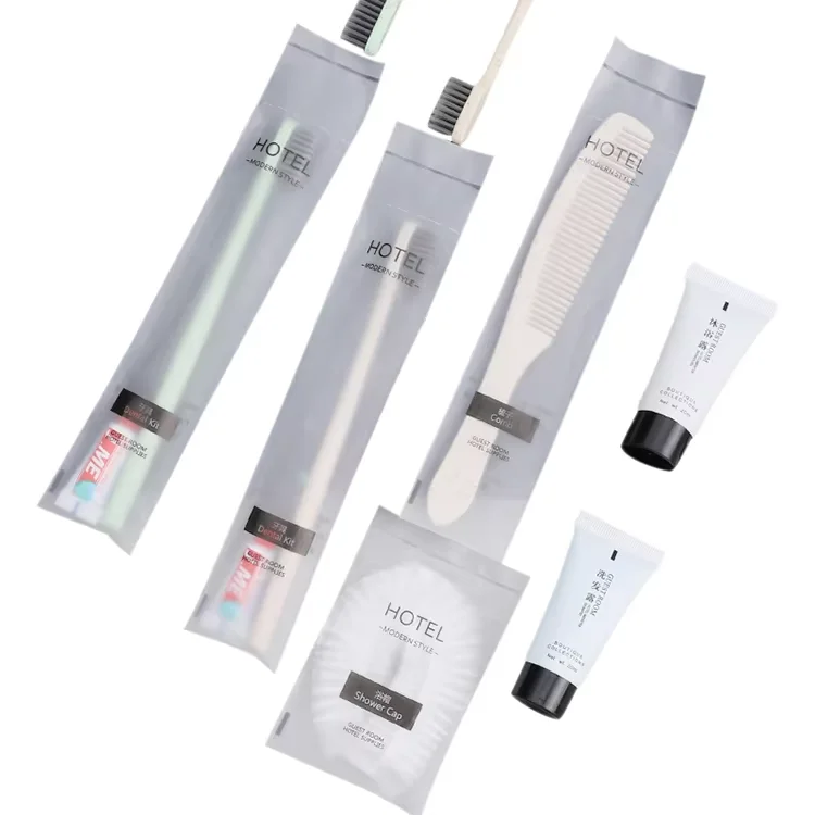 Wholesale toothbrushes 2-in-1 hotel homestay toiletries combs Hotel Toilet Set