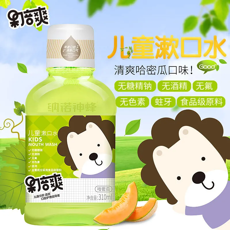 Фирменная торговая марка, 310 мл, Детская мойка для рта без спирта с фруктами