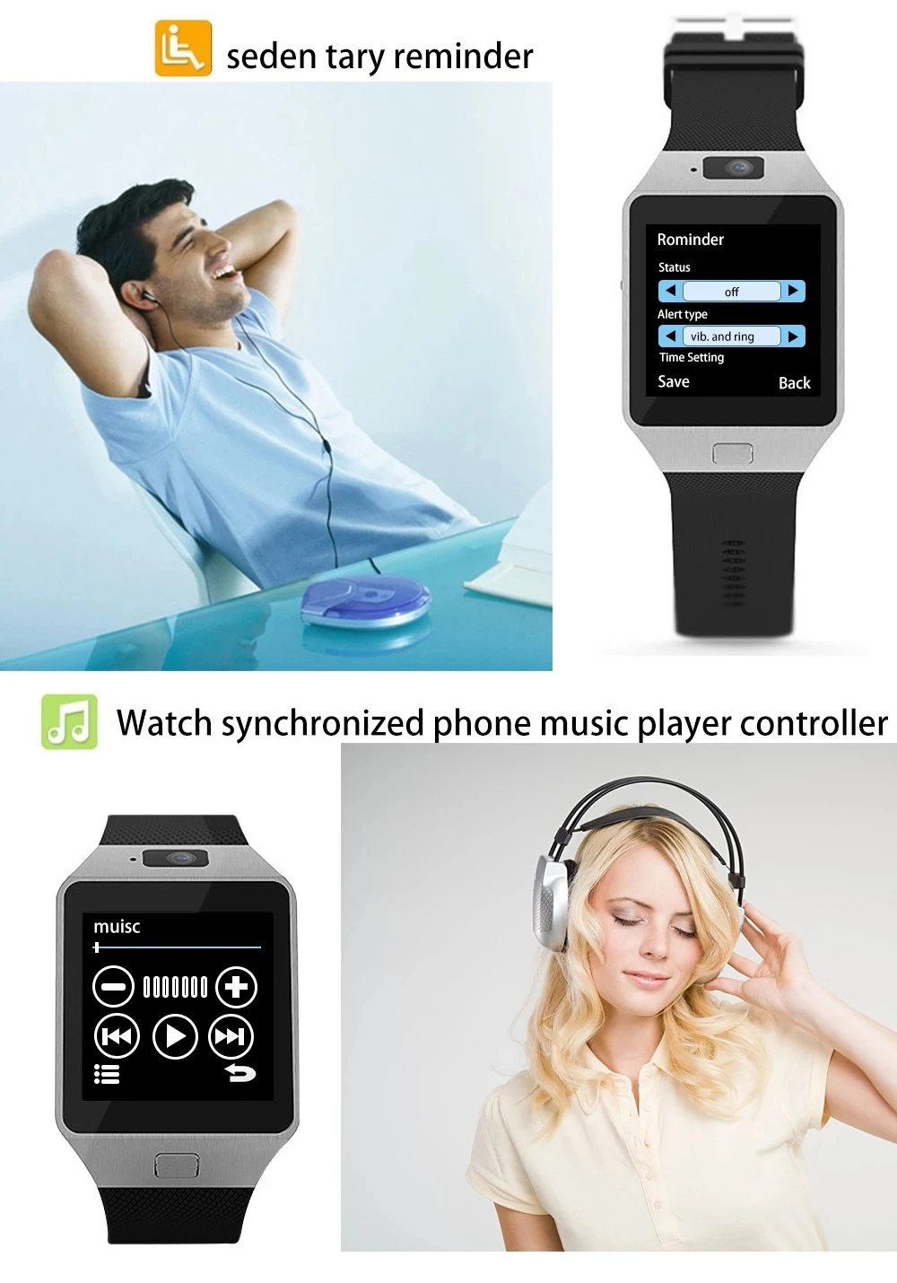 DZ09 Sim Card Smartwatch Men Touch Screen Android Phone Call Camera reloj inteligente montre BT DZ09 Smart Watch