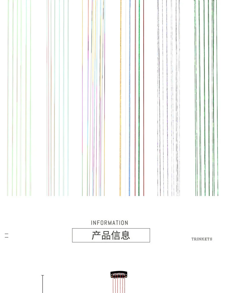 Sparkle Shiny Hair Tinsel Hair Extensions glitter heat resistant tinsel hair extension with clips