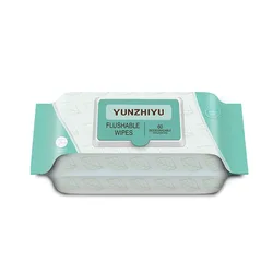 Private Label Biodegradable Material Baby and Adults Flushable Wet Wipes
