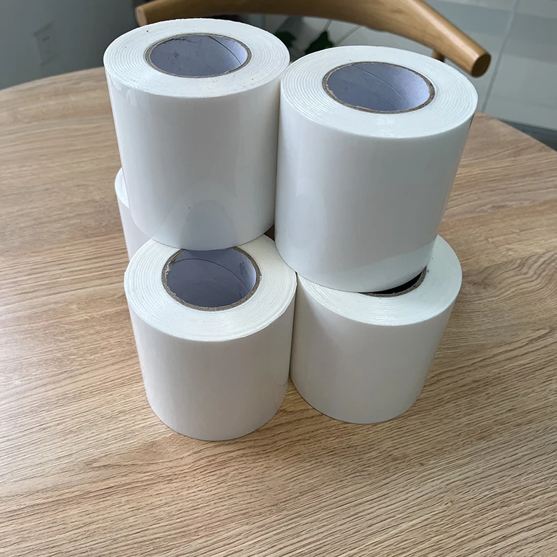 UV 4 X 100FT White Shrink Wrap Tape 9mil 10cm X 30m