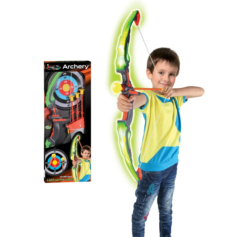 Toy Bow and Arrow - Children Outdoors Play Shooting Game Luminous Archery