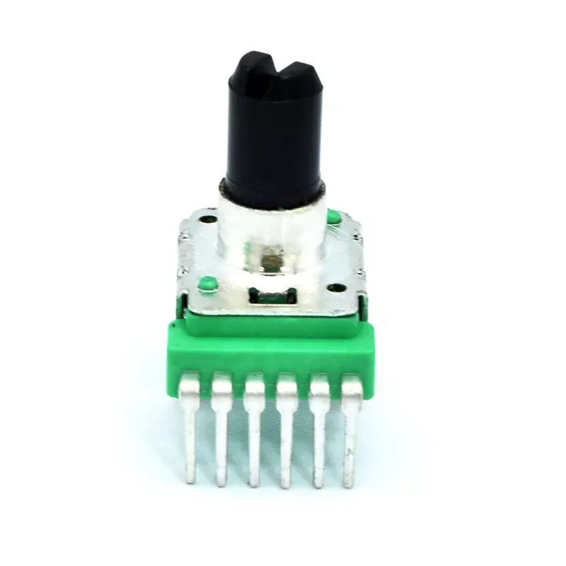 R1116G 11 mm dual b10k 50k 100K Potentiometer Snap-in insulated shaft Rotary Potentiometer