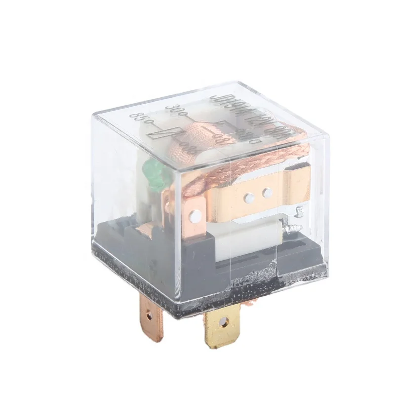 Car Automotive Universal Transparent Relay 12V 80A SPST 4Pin Switch