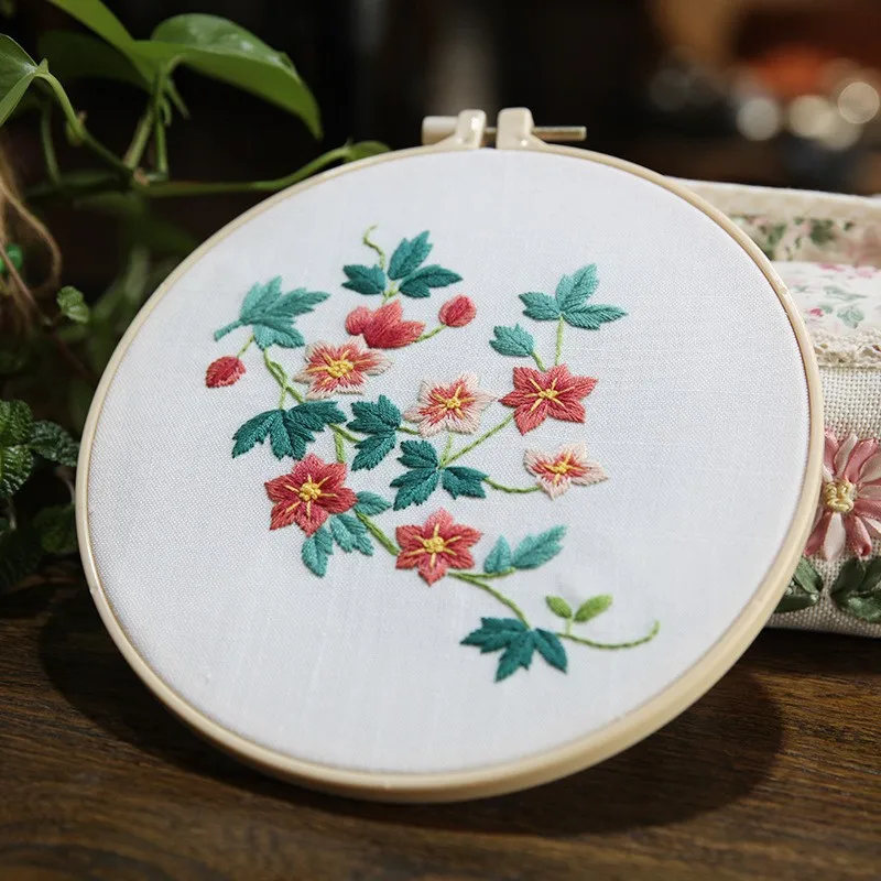 New Patterns Flower& Plant Embroidery Cross Stitch Kit Arts Crafrs Sewing Gifts