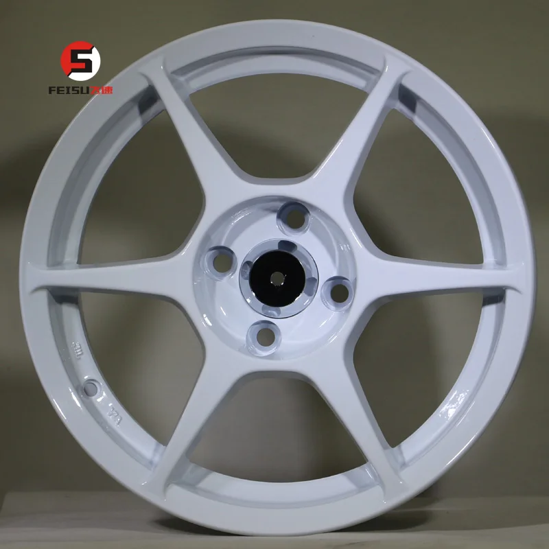 15inch P1 sports alloy wheels 15*7  4*100 ET35 CB73.1 grey white