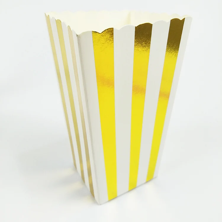 Оптовая продажа, дешевые бумажные коробки для попкорна, индивидуальная упаковка с принтом, складная бумажная коробка для пищевых продуктов