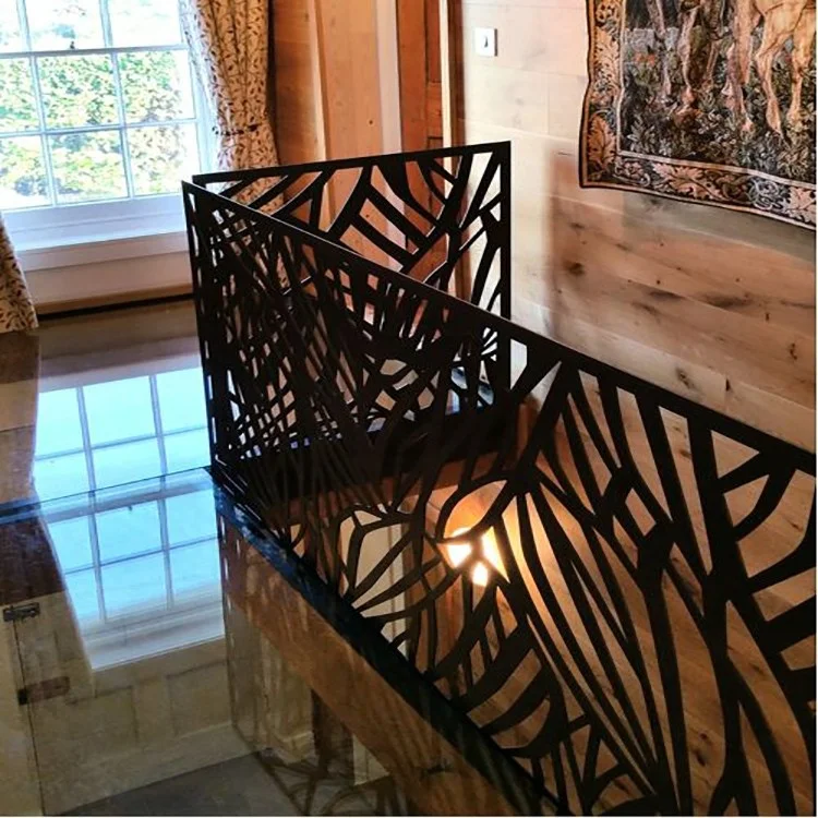 Balcony guardrail ,air conditioning protection rail, Garden fence,using laser cutting art style for sellers