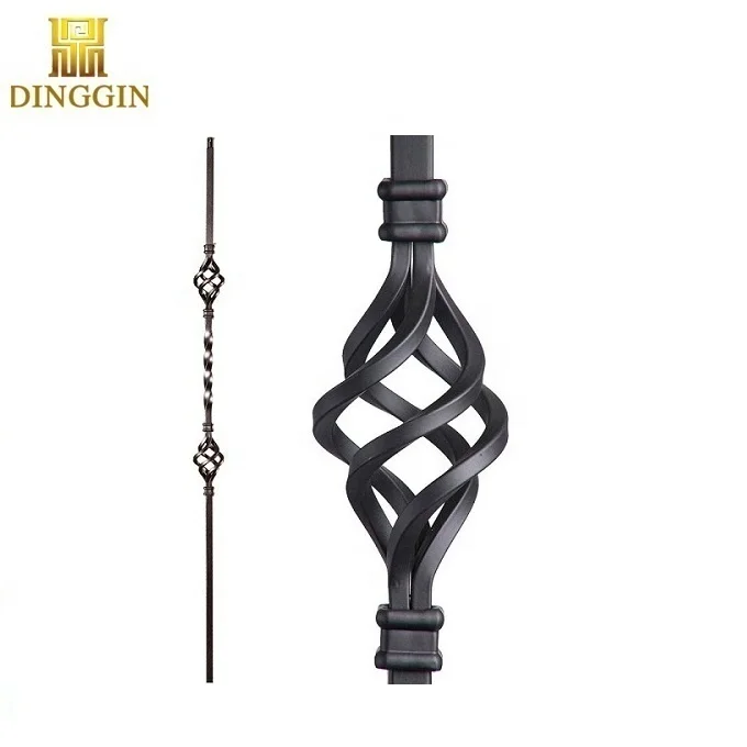 Modern Indoor Various Wrought Cast Iron Baluster China Manufacturer Railing Metal Baluster Fence