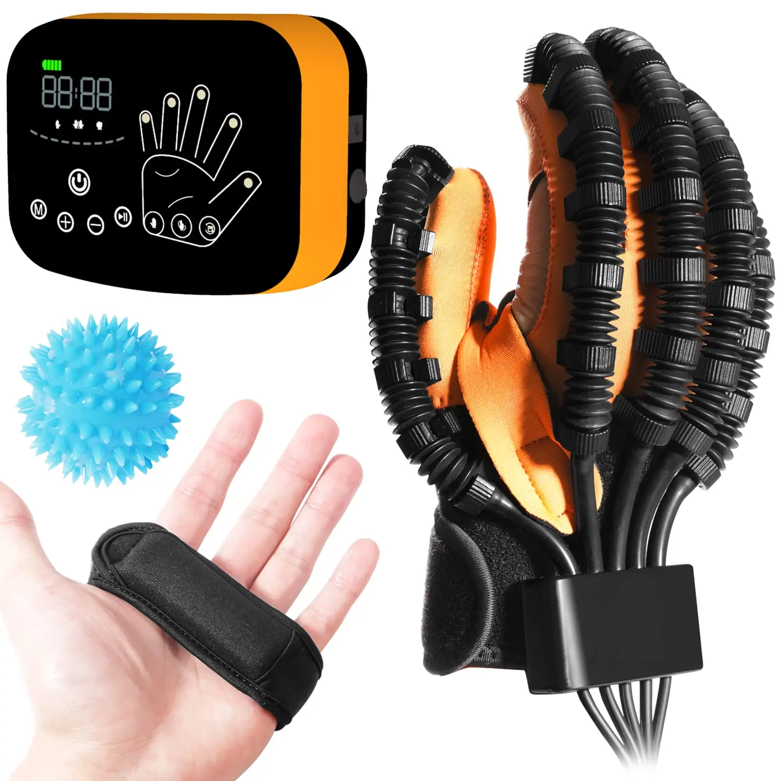 Recovery Exercise Equipment Stroke Hand Finger Training Function Hemiplegia Rehabilitation Robot Orthotics Gloves