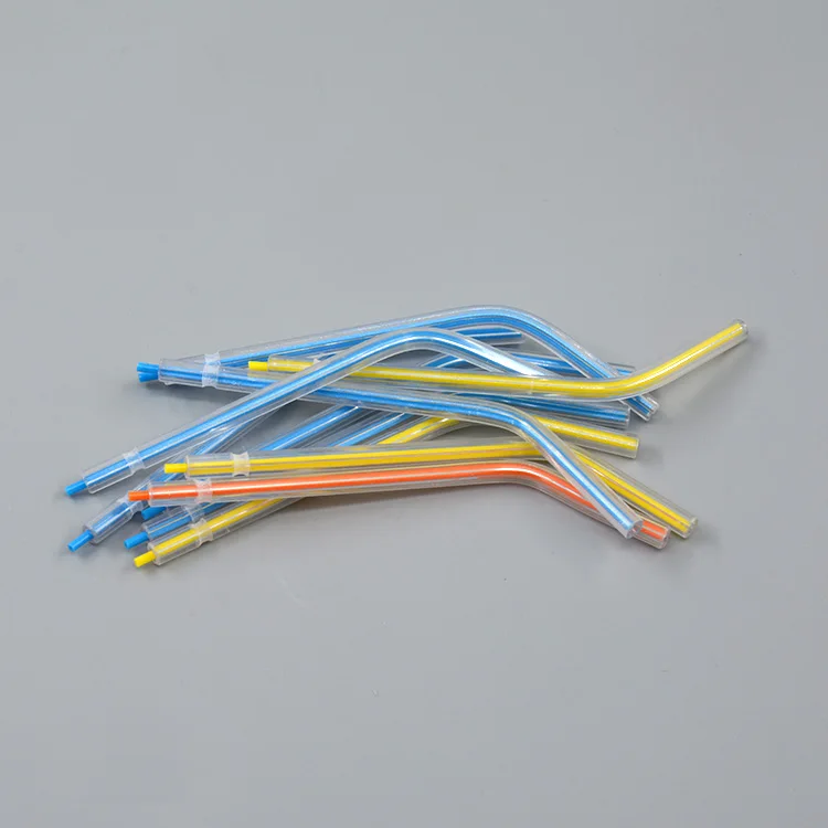 2022 Mix Color Dental Tubes Disposable Air Water Syringe Tip 3-Way Syringe