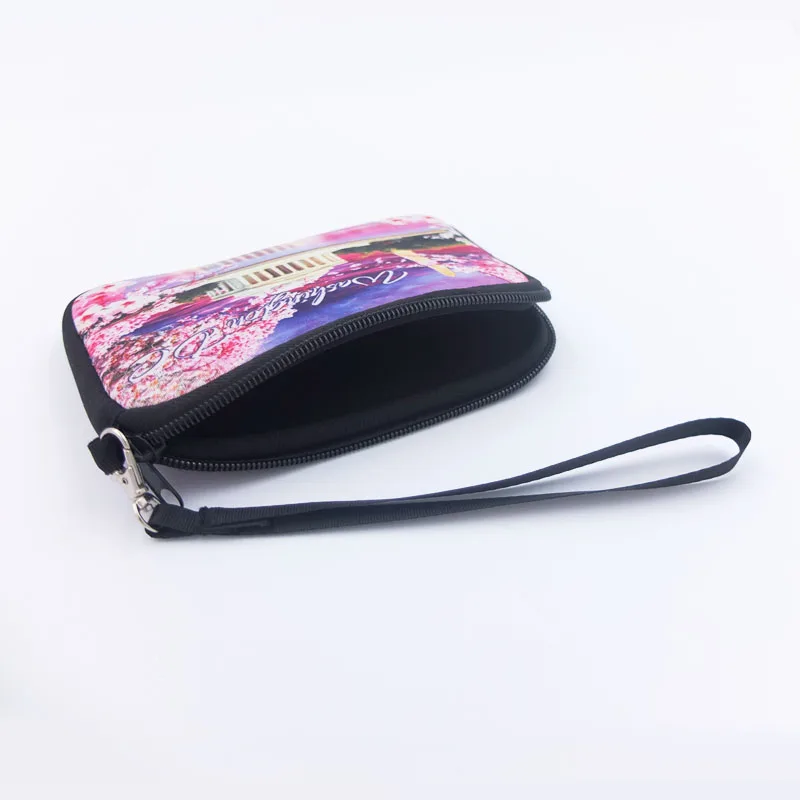 Custom Waterproof Rectangular Neoprene Camera Bag Cellphone Supplies Small Purse Souvenir Gift Give