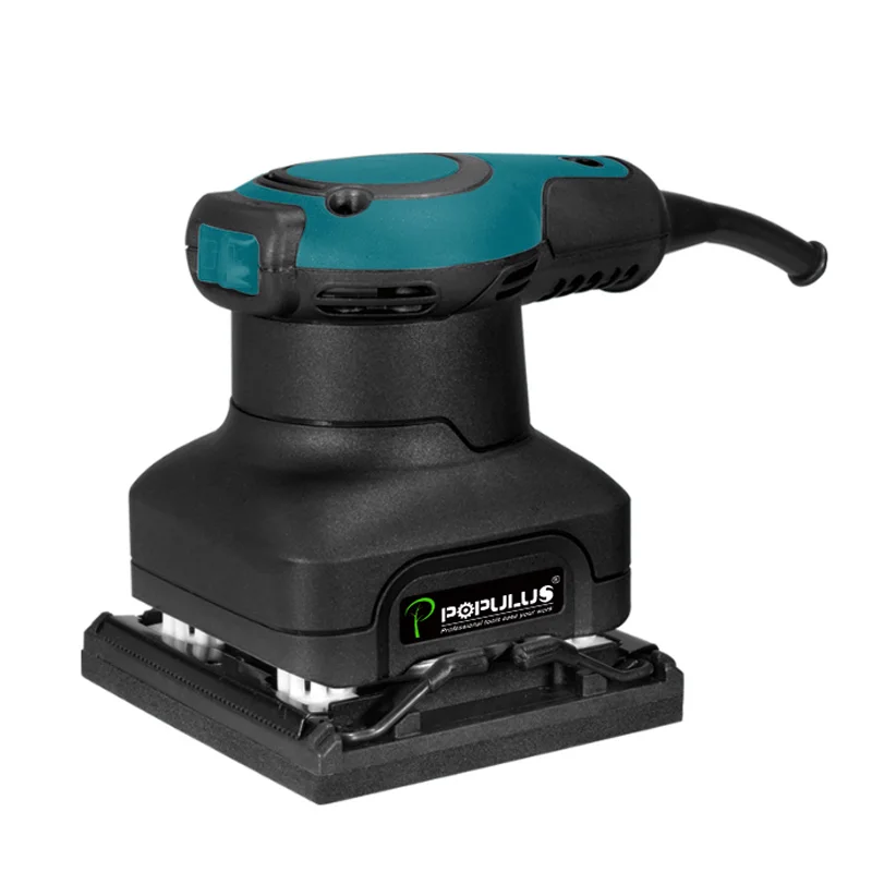 iPOPULUS  300W 1/4 Sheet Palm Sander Polisher Woodworking Machine for Sanding and Polishing