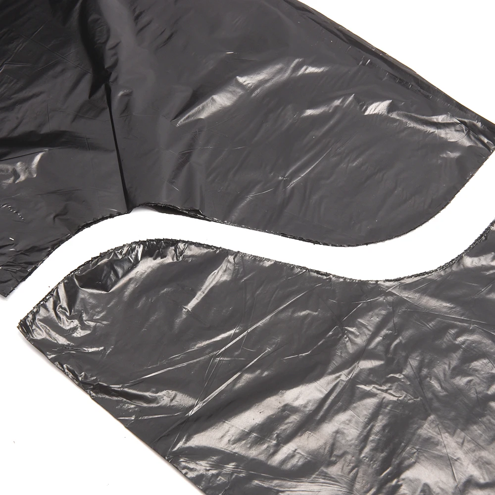 Factory directly cheap plastic HDPE/LDPE flap tie trash garbage bag