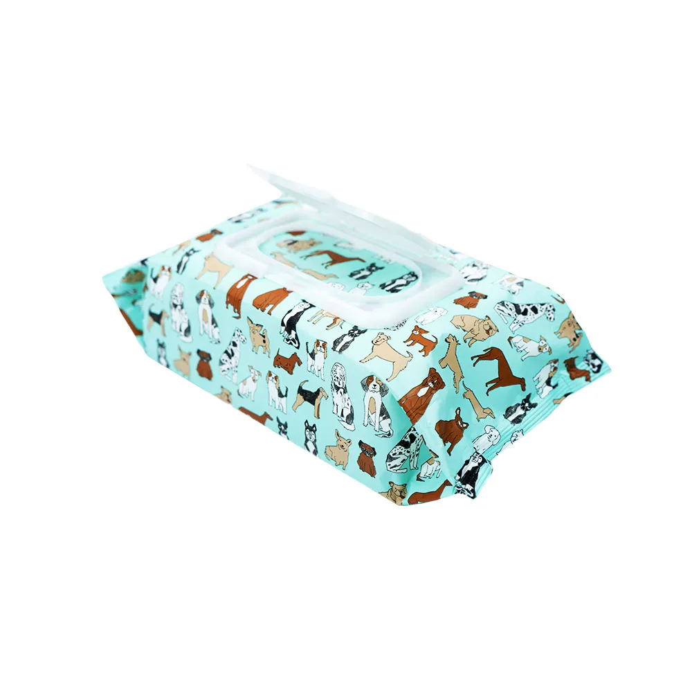Good quality wholesale hot selling floor cleaning  pet cleansing dog body wipes