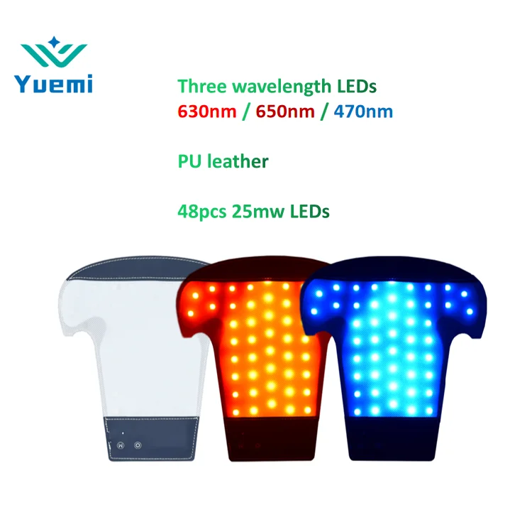 Best Factory Supply Home Use 470nm 630nm 650nm Red And Blue Photon LED Light Therapy For Hair Growth And Nourishing