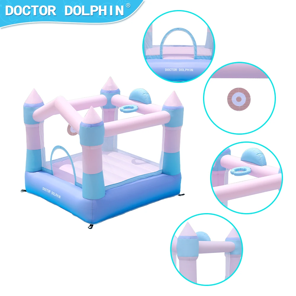Doctor dolphin New Design Outdoor High Quality Pastell Inflatable Bounce House Jumping Castle Bouncy House For Sale
