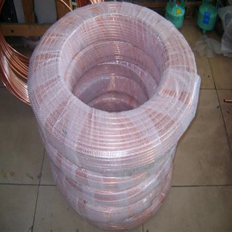 Cu Min 99.9% Customized Size Capillary Copper Tube Pipe