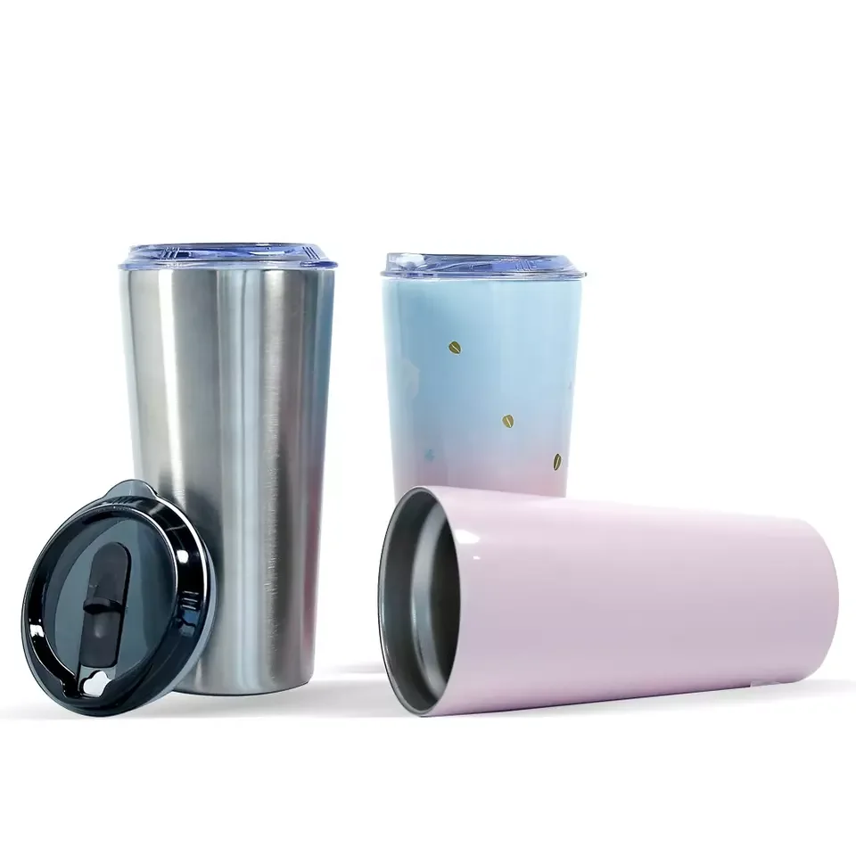 20oz  Vacuum Insulated coffee Travel Mugs Stainless Steel Tumbler coffee Cups