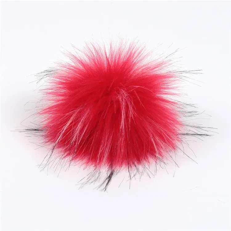 Colorful Keychain Beanie Hat Keyring Slippers Detachable Pom Poms Fur Ball Pompom Maker Faux Fur Pompom