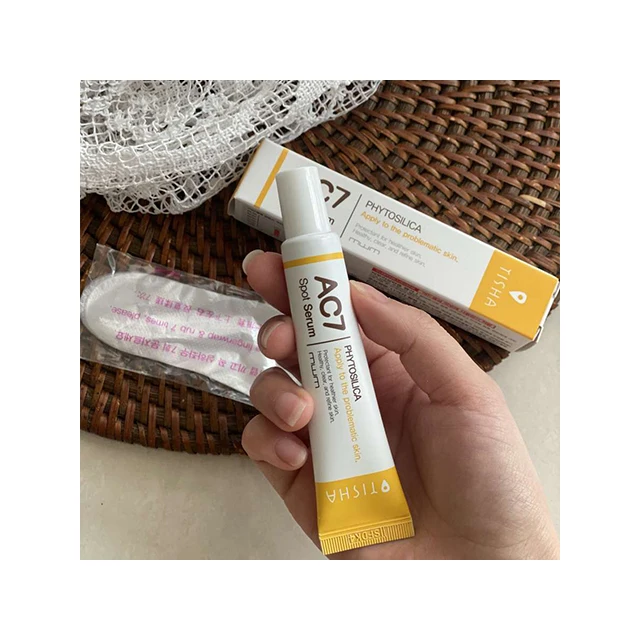 TISHA AC7 Spot Serum 15ml/0.506 fl.oz - MADE IN KOREA high quality Improve acne, pimple, inflammation area Silica (micro needle)
