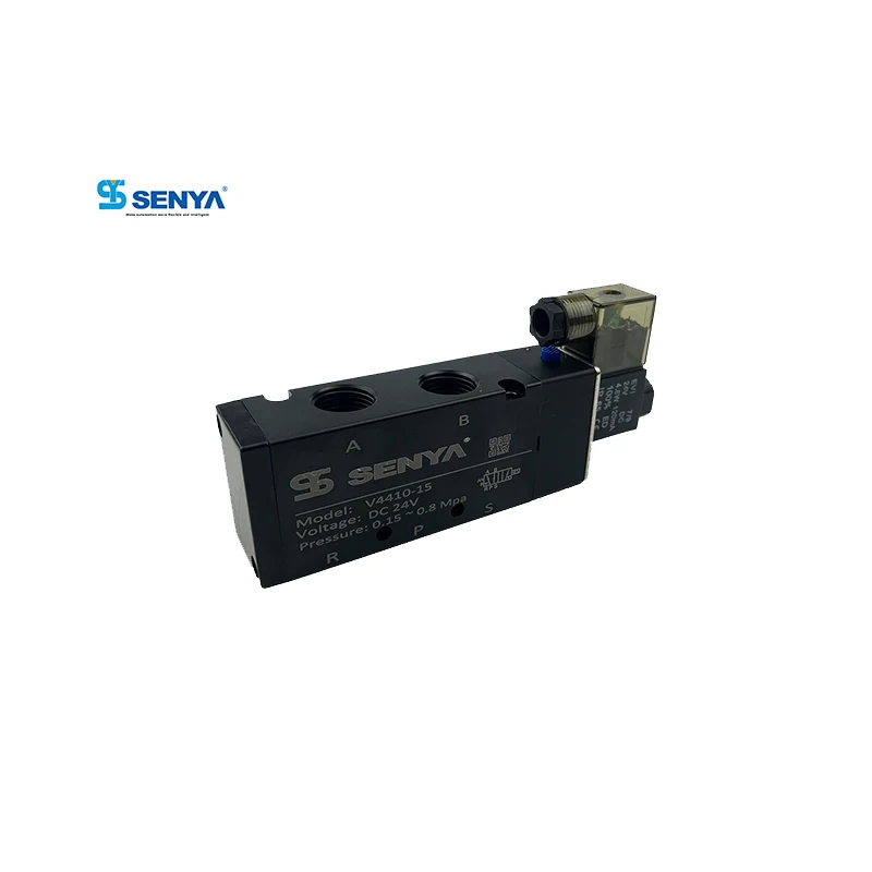 4V Series Single Coil Control Solenoid Valve DC24V DC12V AC110V AC220V Pneumatic Directional Solenoid Valve