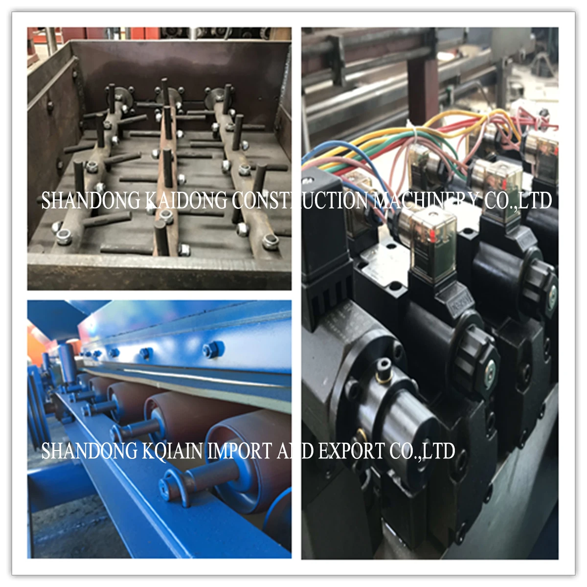 QT4-15D hydraulic press automatic block making machine hollow concrete cement blocks brick making machine